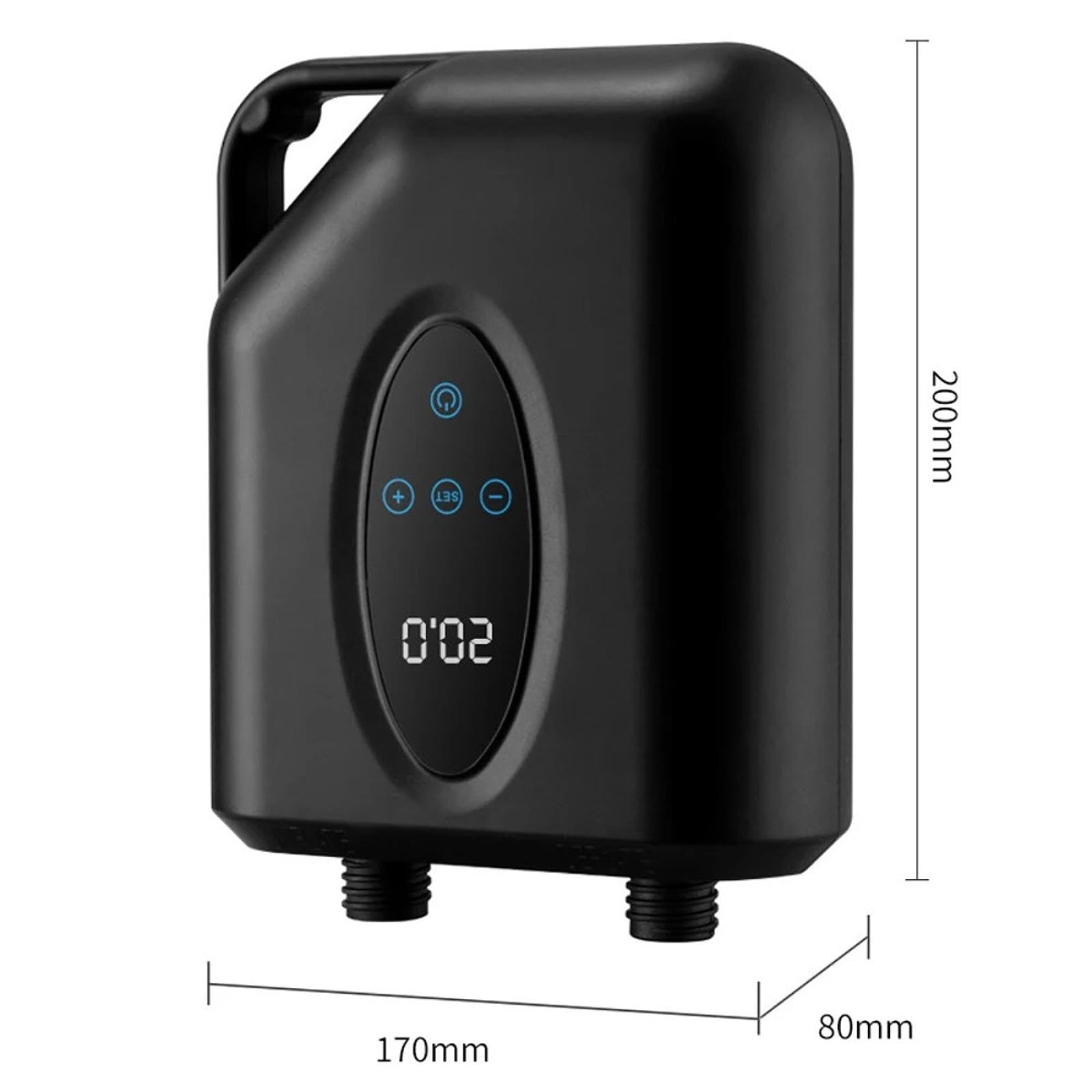 Pompa Elettrica Gonfiatore Digitale Automatica Portatile per Materassini Barche Piscine Adatto Viaggi Famiglia Tempo Acquatici