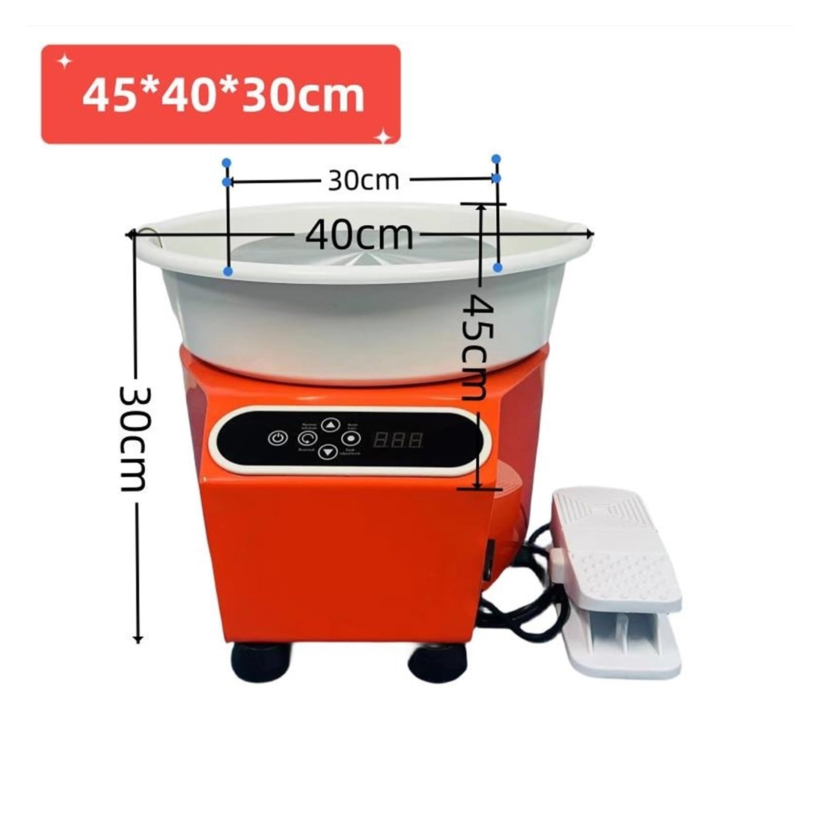 Wyświetlacz dotykowy LCD elektryczne koło garncarskie ceramiczna maszyna do formowania glina 350 W DIY rzeźbienie dla początkujących rzemiosło artystyczne łatwe wszechstronne zastosowanie
