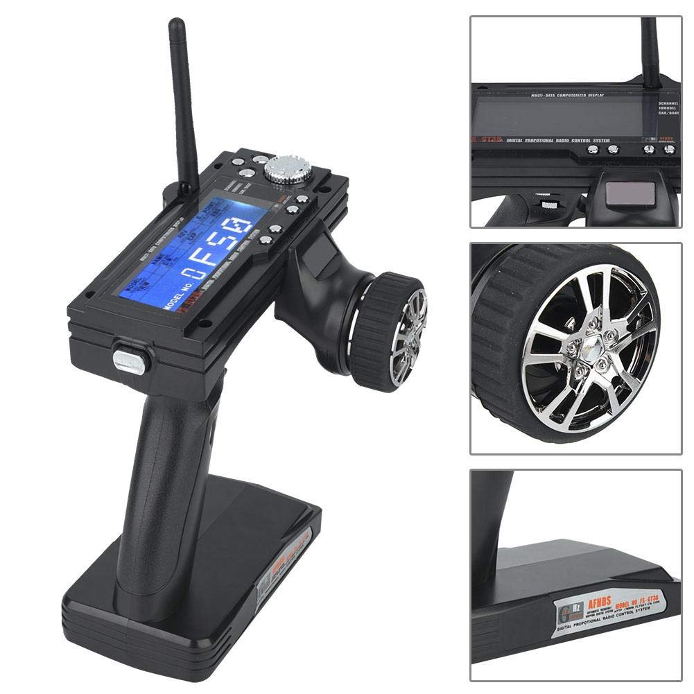 Nadajnik RC, 2.4G 3CH LED Nadajnik i odbiornik radiowy System do modelu łodzi RC Car