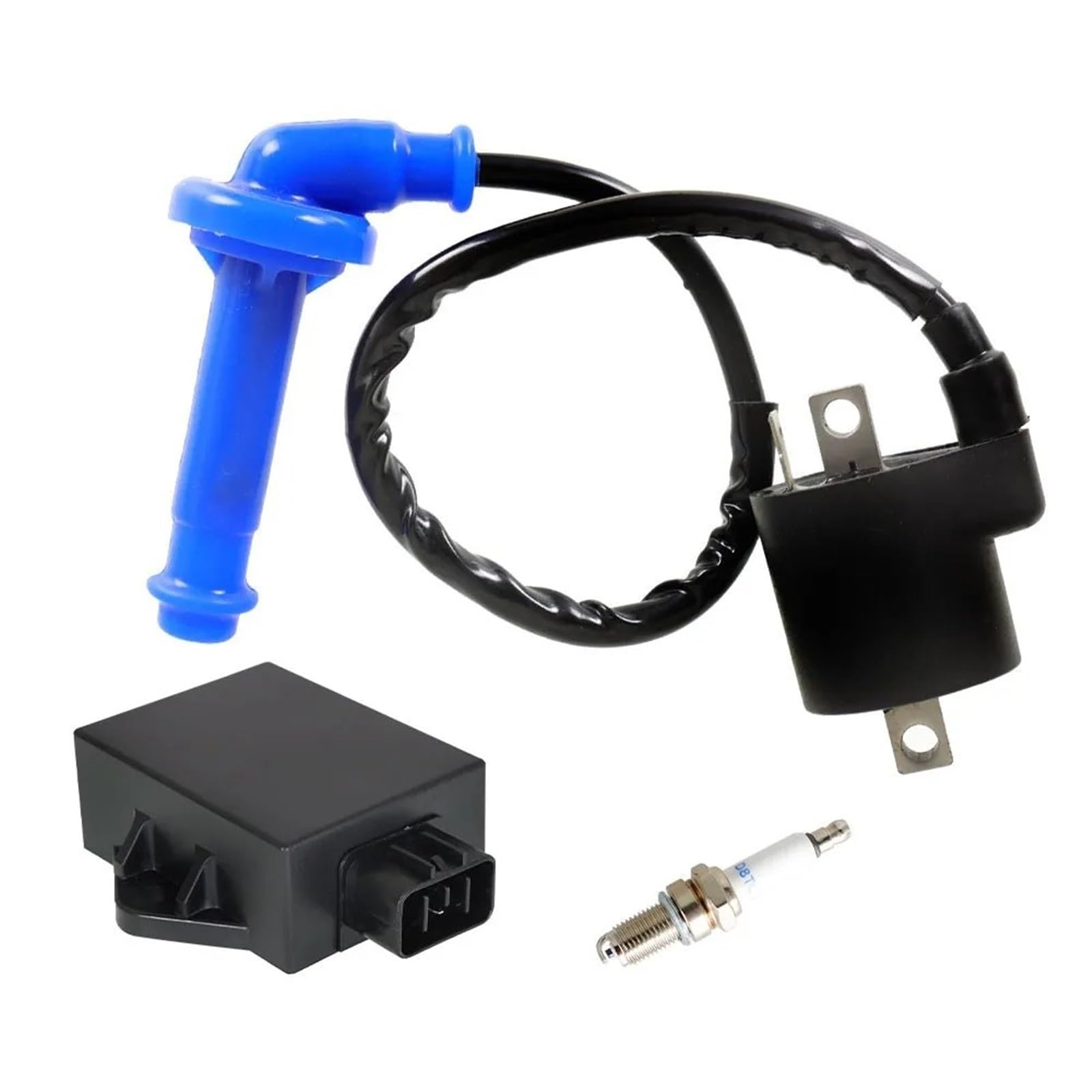 Encendido para Motocicleta Polaris Predator 500 2003 2004 Bobina de Encendido Bujía CDI 3088052 3088053 Interruptor de Encendido
