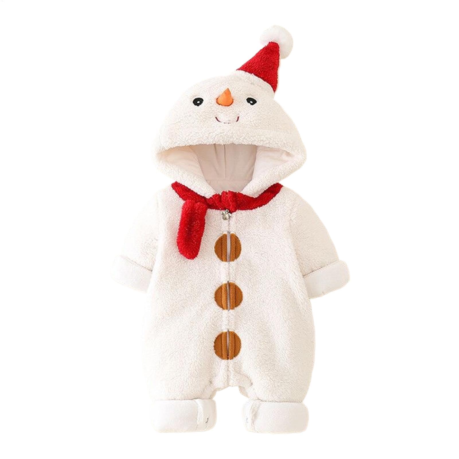 Generico Tuta Pupazzo Di Neve Bambini Abbigliamento Invernale Imbottito E