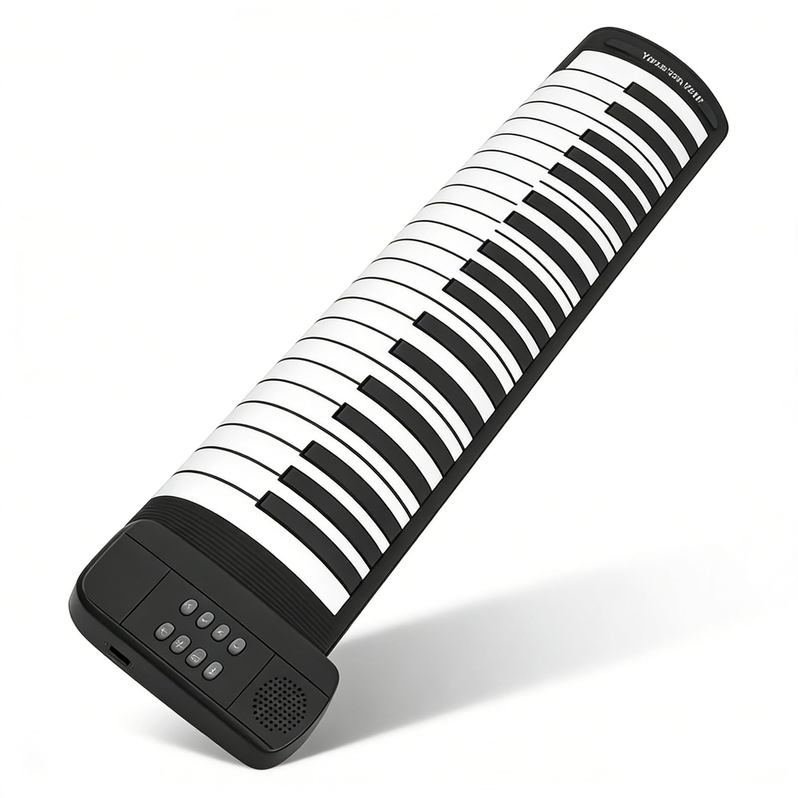 Flexibles Roll Up Piano, Hand Roll Up Keyboard Piano, Tragbares Faltbares Klavier mit 49 Tasten, 4D Surround Sound 16 Töne für Kinderanfänger(PM49)