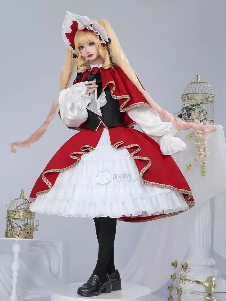 Amazon.co.jp: ローゼンメイデン 20周年 真紅 コスプレ衣装(ウィッグ