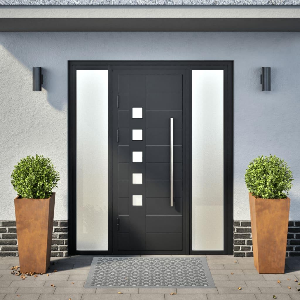 Generico Fioriere da Giardino 2 pz 35x35x75 cm in Acciaio Corten,Prato e Giardino,Giardinaggio,Vasi e fioriere-851093