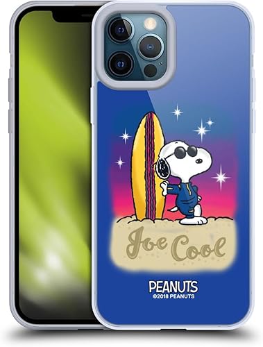 Vista 63 de Head Case Designs Funda de gel suave con licencia oficial de Peanuts I Love Pattern Snoopy Boardwalk Airbrush compatible con Apple iPhone 15