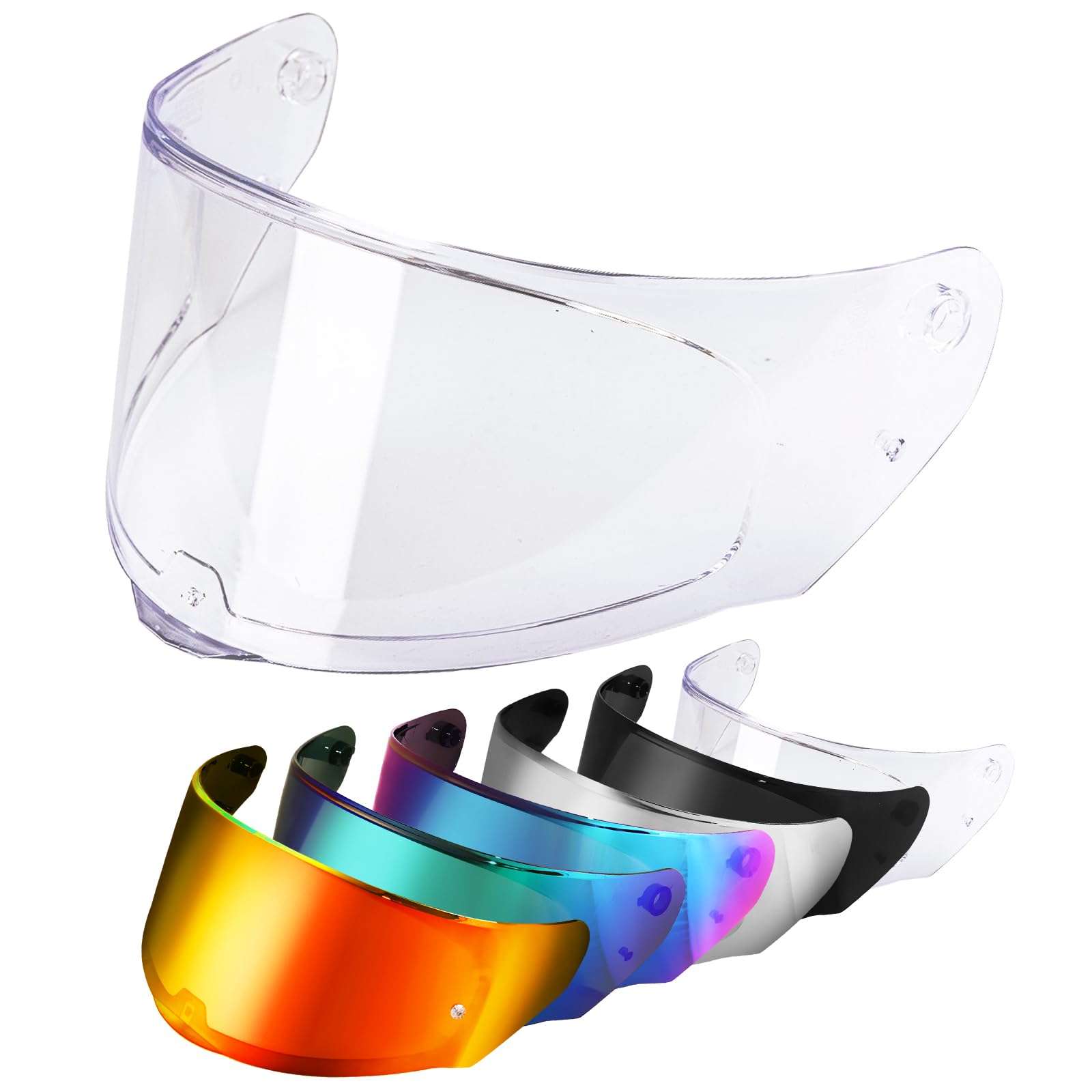 Viseras de casco de repuesto para visera de casco Assault/Rapid/Stream (transparente)
