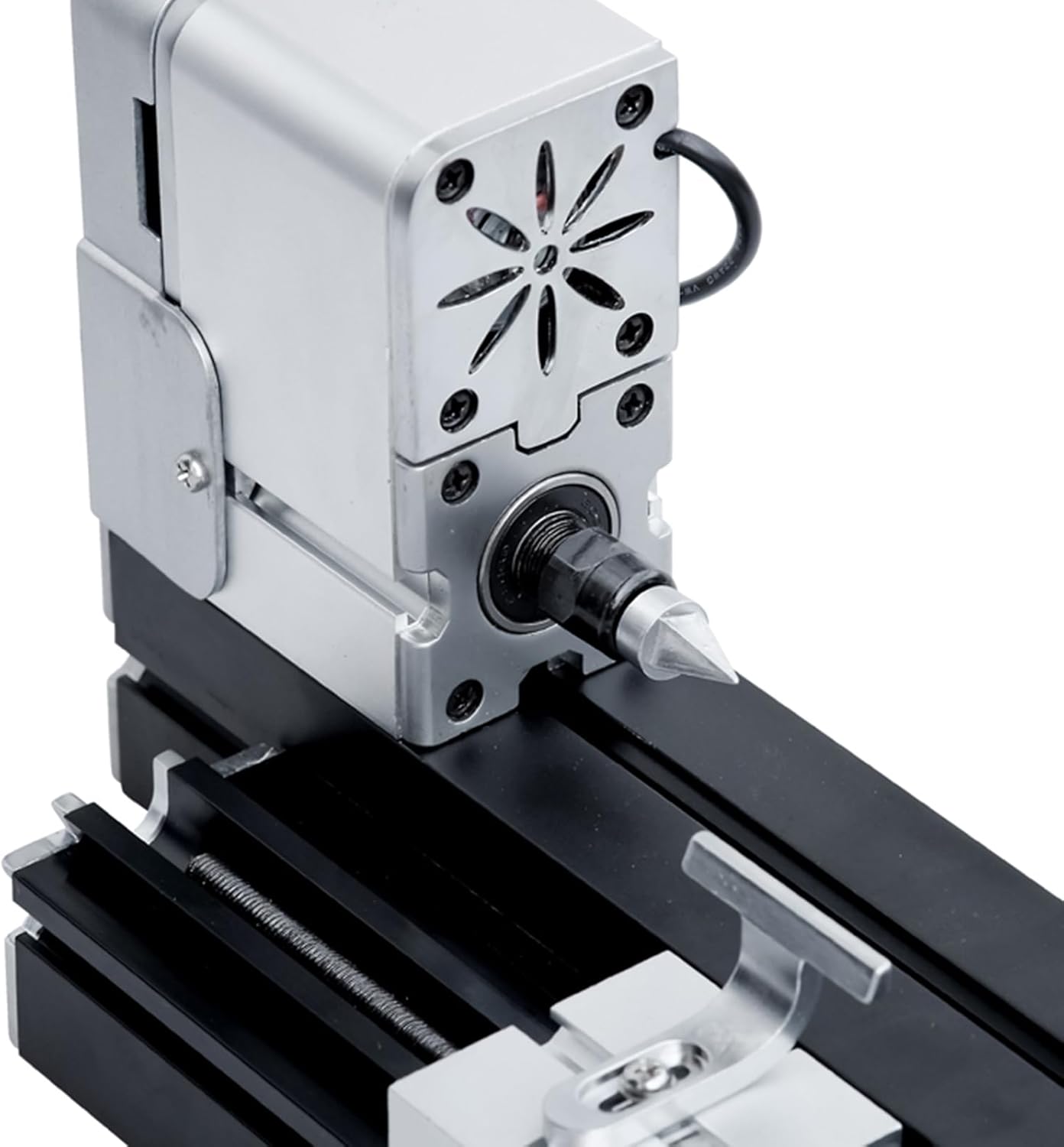 ZHRUI Mini Wood-turning Lathe 36W, 20000rpm All-metal Miniature Machine Tools for DIY WoodWorking Model Making Craft