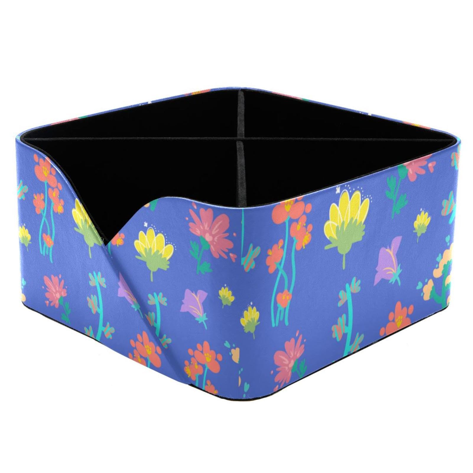 Porte-stylo rectangulaire fleuri pour égayer votre coin de télétravail