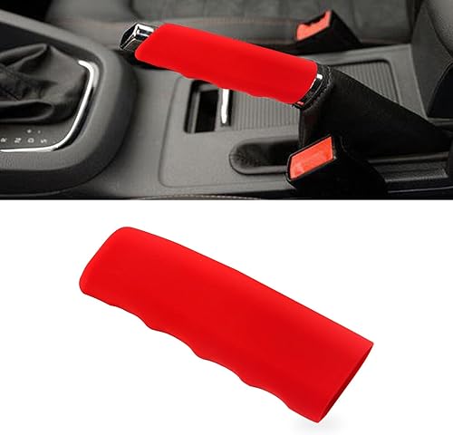 Fogfar Paquete de 1 funda protectora para freno de mano para principiantes, funda de silicona para mango de automóvil, protector de mango de agarre