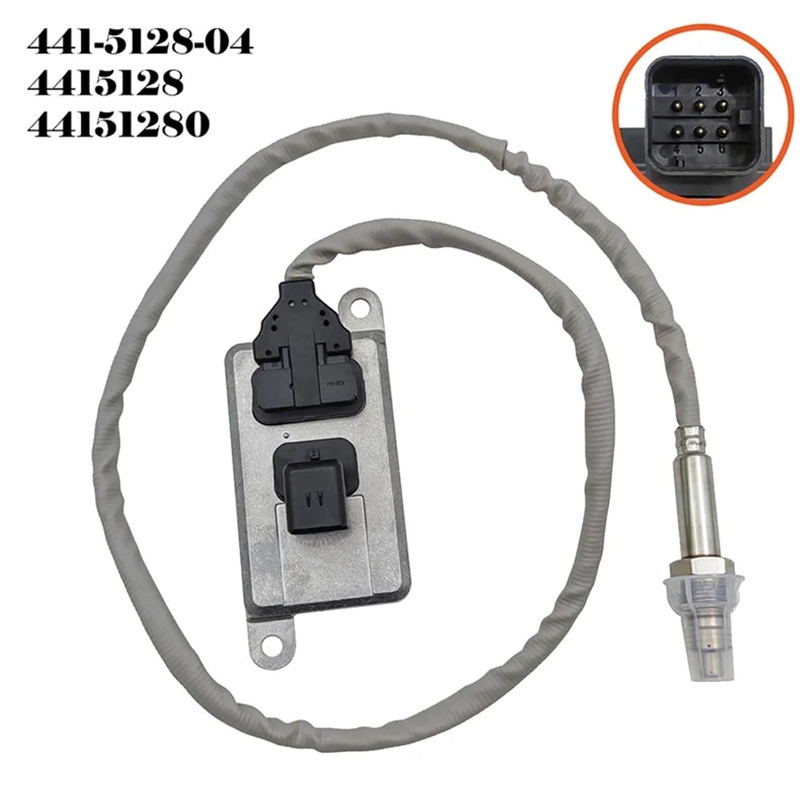 czujnik NOx Pasuje do Leading-Edge-441-5128-04 4415128-04 NOX Tlen 24 V Pasuje do CAT Pasuje do Caterpillar 441512804 sonda NOx