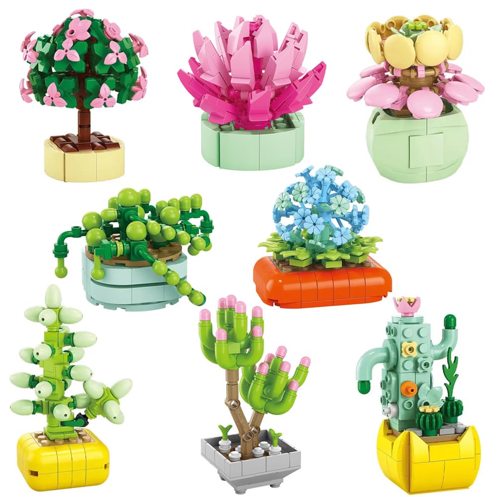 Make It Miniature Botanicals Kit – DIY Mini Plants, Flowers, Bonsai & Garden With Display Stand, Craft Toy For Kids 6+, Collectors