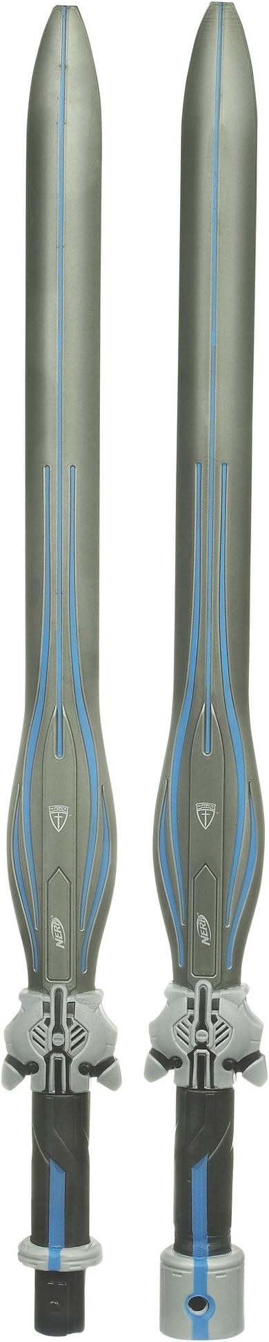Nerf Vendetta N-Force Double Sword Toy - Includes 2 Foam Blades with Plastic Core - for Kids, Teens, Adults, Brown
