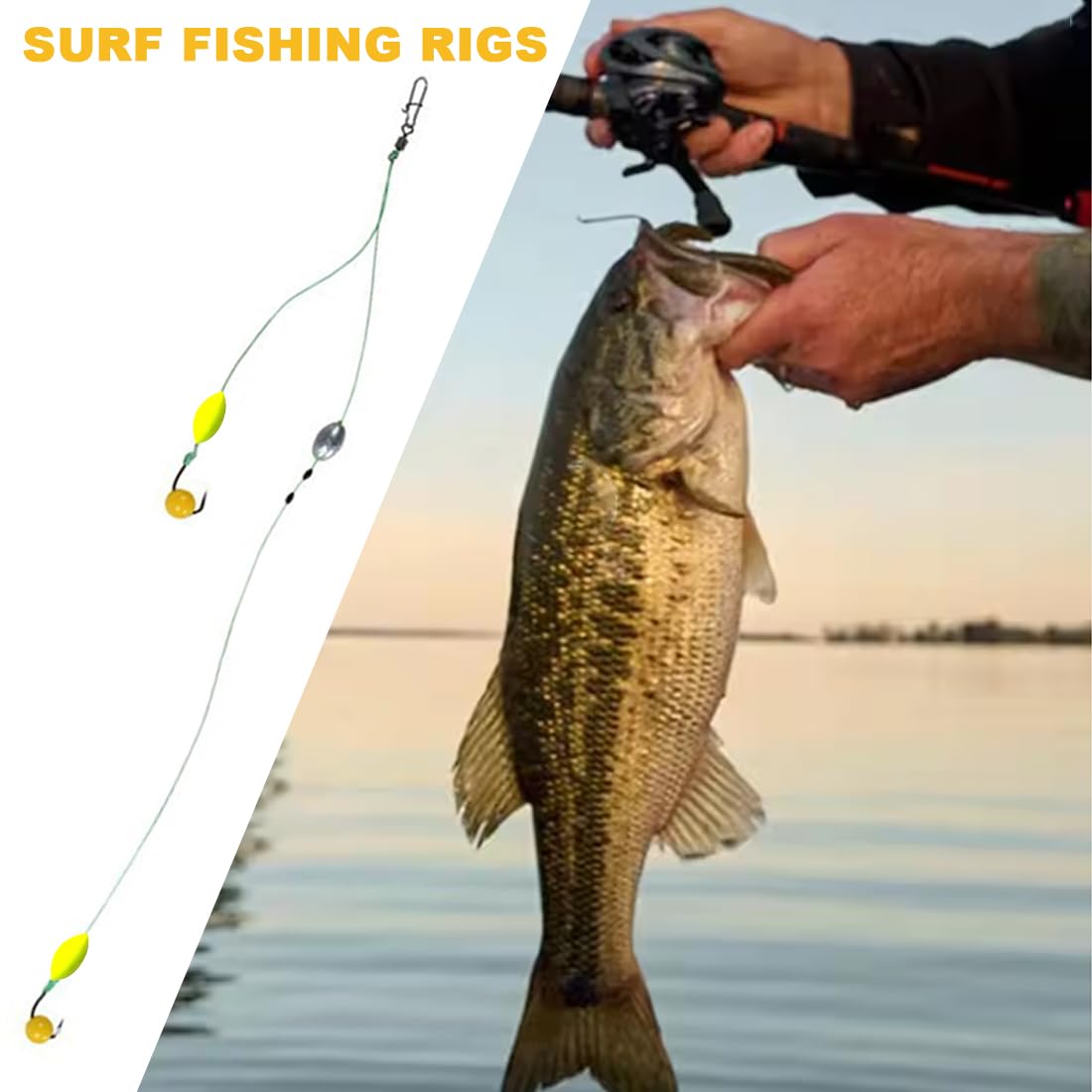 Kit de Pesca de Supervivencia 3 Pack, Compacto Básico con Cebo para Gambas y Accesorios