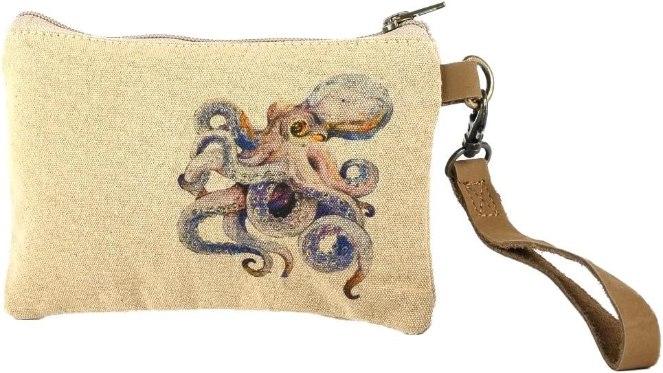 COTT N CURLS Octopus - Wristlet Wallets for Women, Crossbody Sling Bags, Tote Bag, Cell Phone Purse, Small Pouch