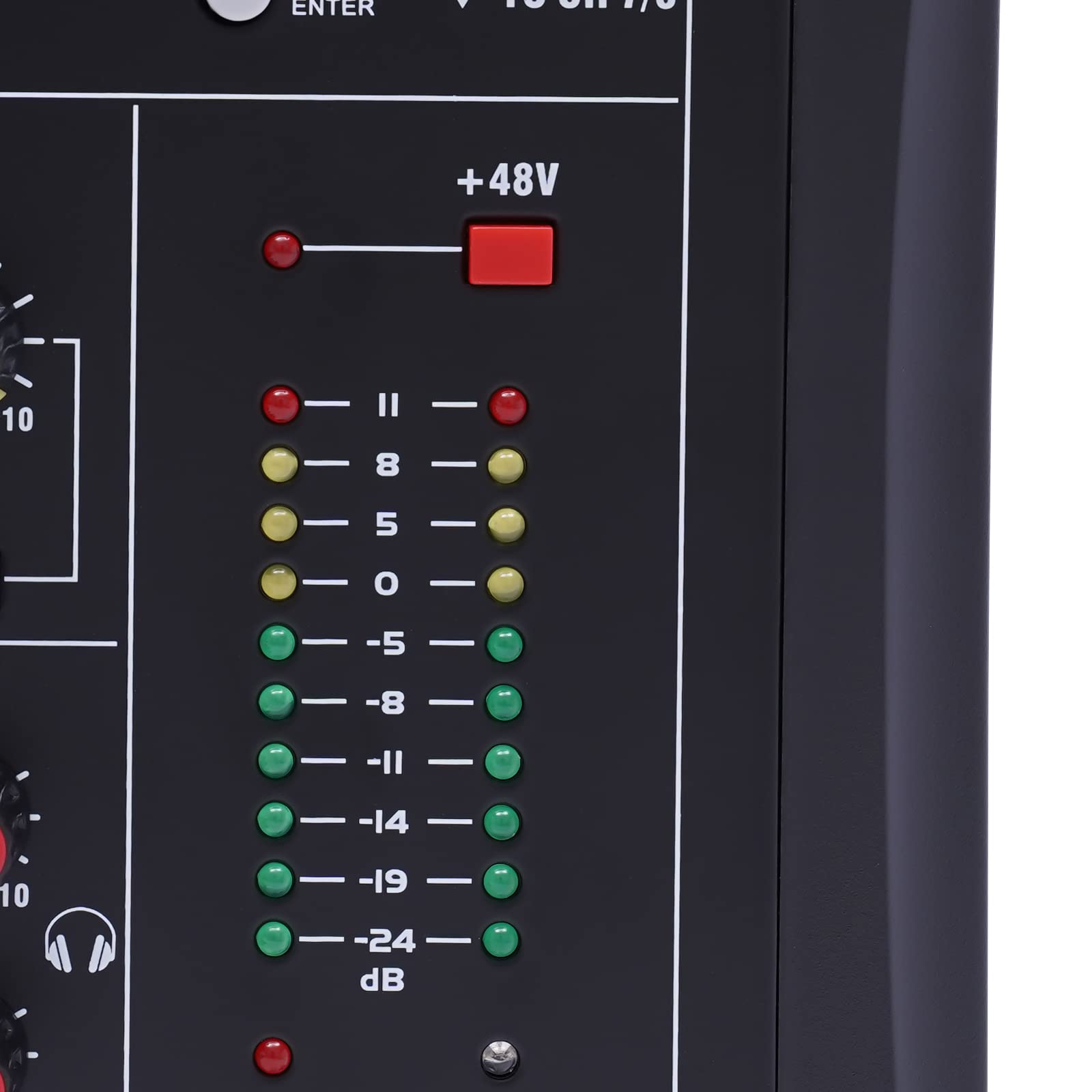 Mixer audio portatile professionale a 8 canali con USB Bluetooth Dj Sound Console Soundboard per karaoke Ktv Party 48V