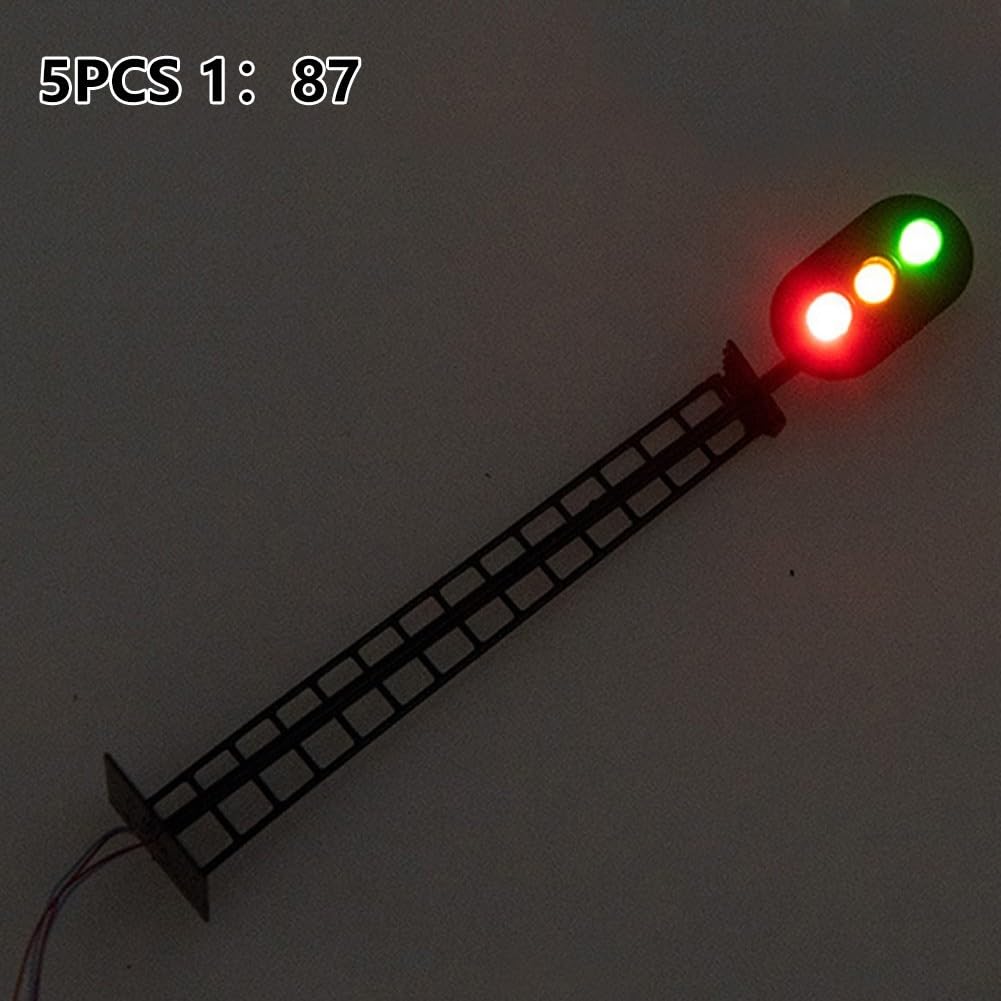 10/Pack Model Railway Street Light HO OO Scale LED Road Lamp Lampposts 12V - Foto 10