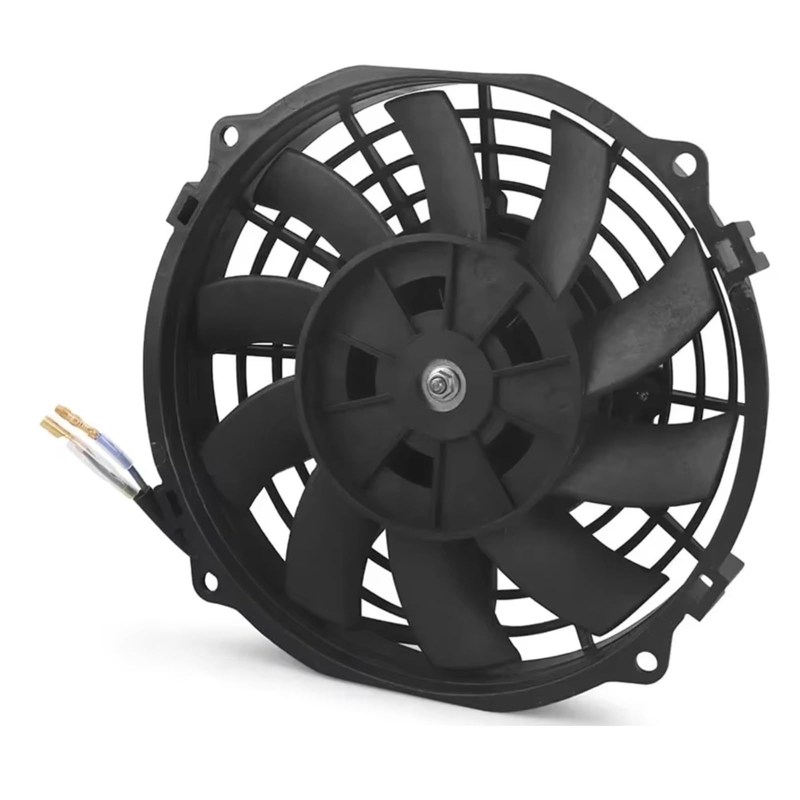 Universal 7 Pulgadas 12V 80W 2100RPM Aire Acondicionado De Coche Ventilador De Refrigeración De Radiador Electrónico Cuchillas Kit De Montaje Frío Eléctrico Eléctrico Ventilador Refrigeración