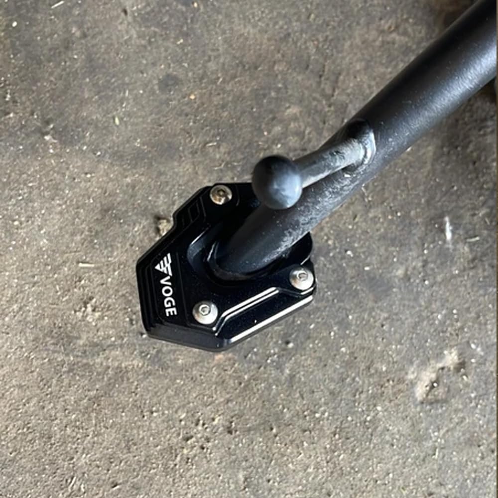 Per Voge 900 DSX 500 525 625 900 DSX 900DSX 625DSX 525DSX DSX900 2023 2024 2025 2026, piastra di estensione per cavalletto laterale per moto, pad di supporto allargato per cavalletto, accessori (nero)
