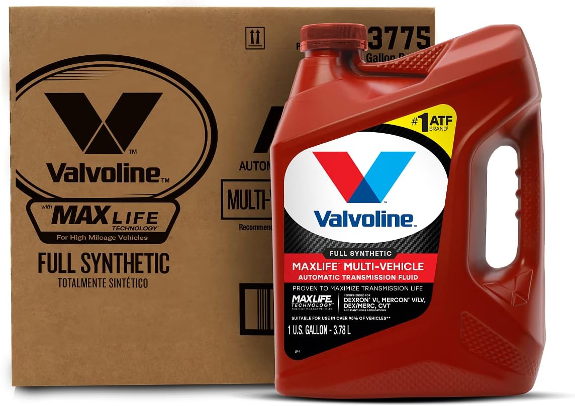 Valvoline Multi-Vehicle (ATF) Full Synthetic Automatic Transmission Fluid 1 GA, Case of 3
