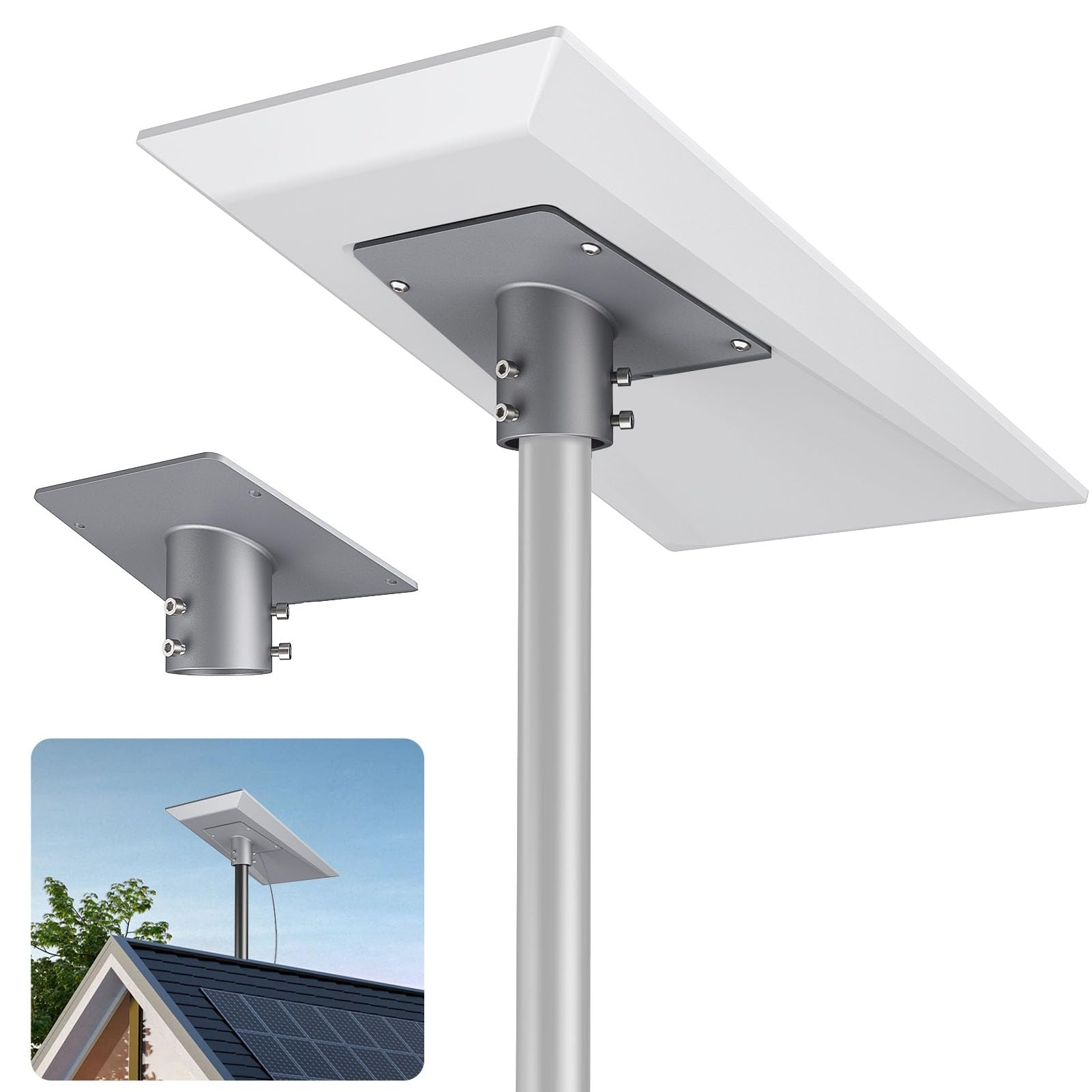 Fabater Adaptador de Tubo de Antena Performance Gen3, Adaptador de Poste de Montaje de Aluminio para una Alineación Precisa, Adecuado para Postes de 25-62 Mm, Material Resistente