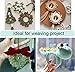4 Inch Width Wooden Rings 10PCS for Macrame, Jewelry Making, and DIY Crafts, Unfinished Smooth Wood Rings, 2/5 Inch Diameter
