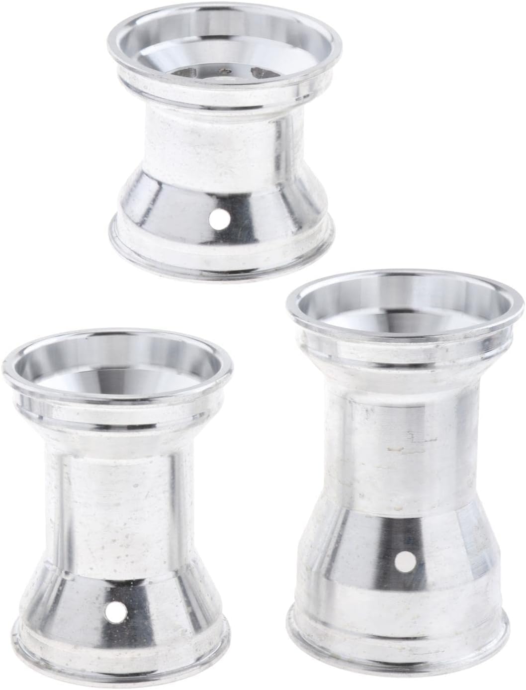 Aluminum Alloy Rim Kart Wheels 3 Holes Go Kart Wheels Rims Tires Hub Ring for Car for Go Kart for Accessories Parts(125mm)