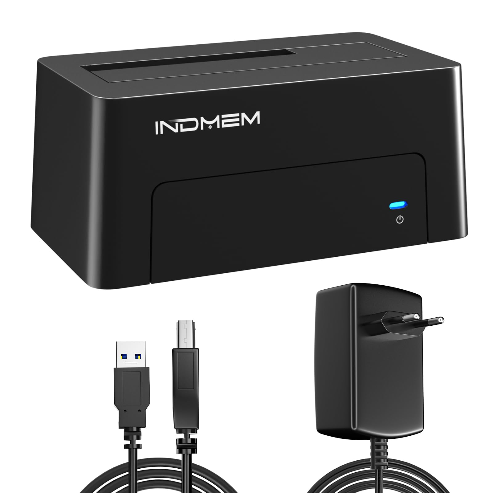 adapter per hard drive e ssd da sas a usb 3.0 con alloggiamento e alimentazione 12v/2a