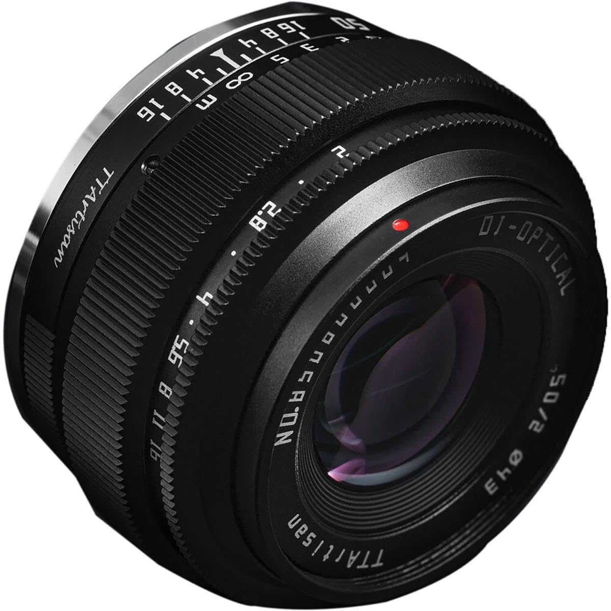 TTArtisan Objectif 50 mm F2 Corps en métal Compatible avec Monture Nikon Z (Cadre Complet) – Noir