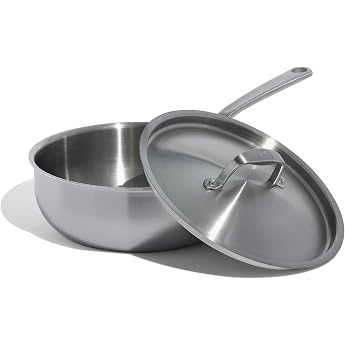 Made In Cookware 2.84 Litre Stainless Steel Sauce Pan - 5 Layer Stainless Steel Coating - Professional Cookware - Made in Italy - Induction Compatible
