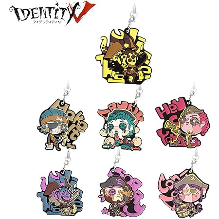 Amazon Identity V 第五人格 Coa海賊冒険 アイデンティティv 公式サイトグッズ キーホルダー 飾り 萌えグッズ コスプレ小物 ６種類セット ランダム 金喰い怪物 限定版 出現率1 コスプレ 仮装 通販