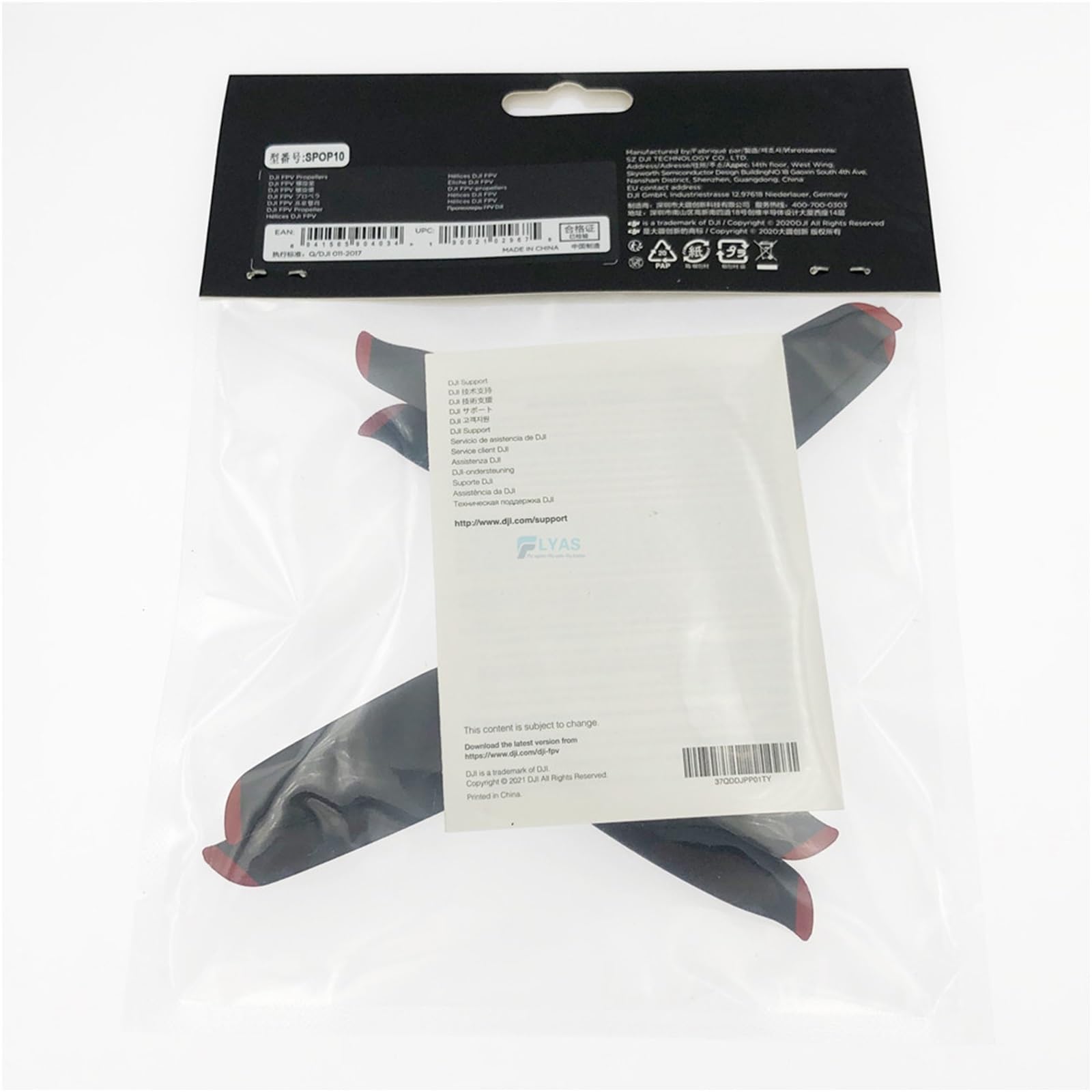 Véritables hélices 5328S for hélice DJI FPV Hélice puissante, facile à monter, sécurisée, durable et bien équilibrée for drone DJI FPV(8 pairs)