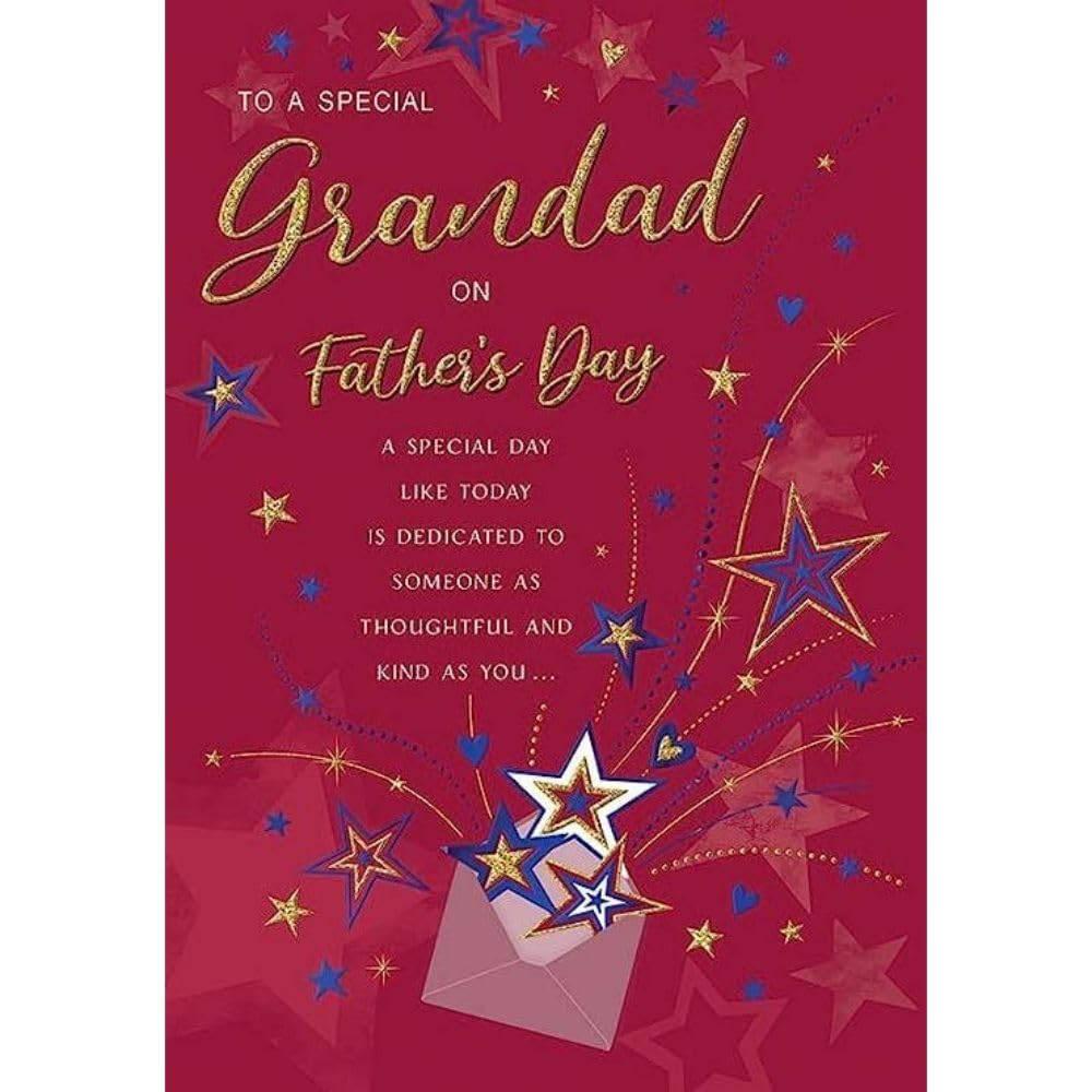 Regal Publishing Modern Father's Day Card Grandad - 9 x 6 inches (C88405)