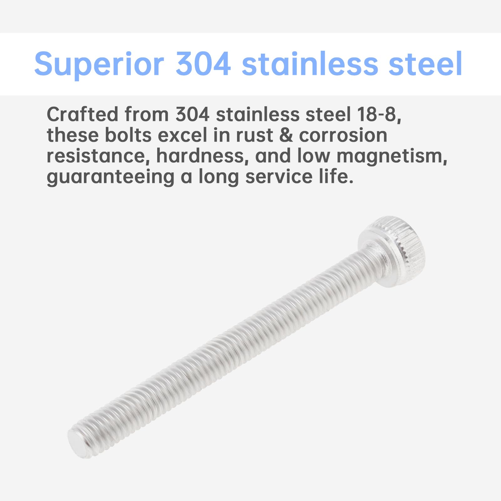 Smgda M3 Screws, 50pcs M3 X 30mm Hex Socket Head Cap Screws Bolts Kit - Image 4