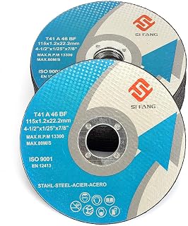 25Pack 4.5'' x 0.045'' x 7/8 inch Cut Off Wheel Flat Cutting Wheels for Grinders, 4-1/2 inch Cutting Discs for Metal & Stainless Steel