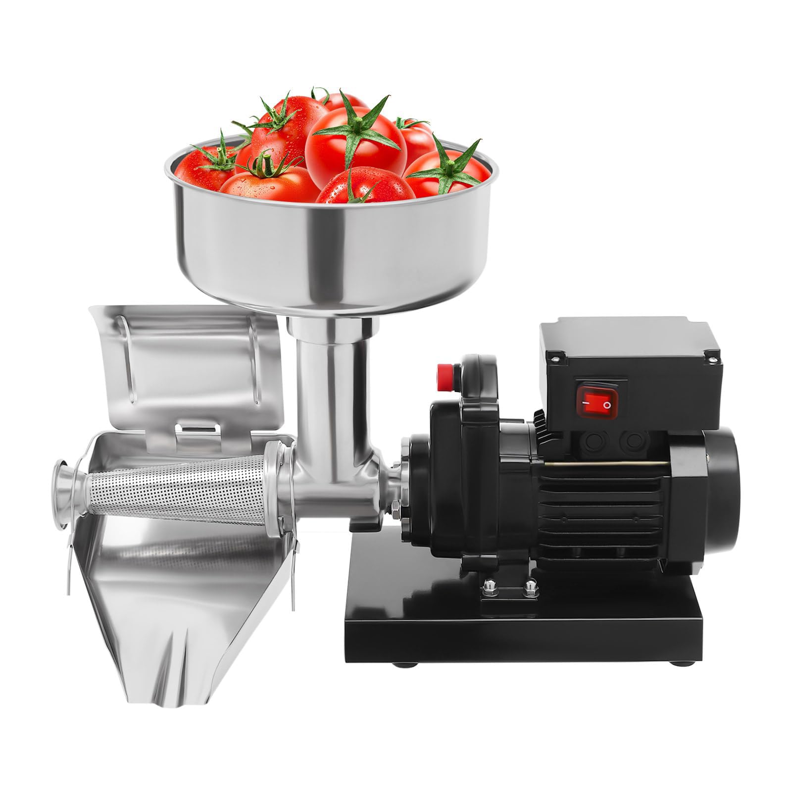 Presse-fruits électrique 450W en inox pour des confitures sans pépins