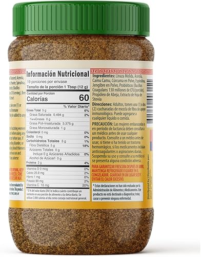 Miniatura 2 de Sanar Naturals Suplemento digestivo de vitamina C, fibra y omega 3, refuerzo de energía, gestión de la dieta, sin OMG, sin gluten