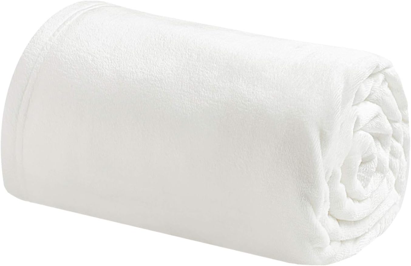 Bedsure Fleece Baby Blankets Swaddle Blanket Unisex for