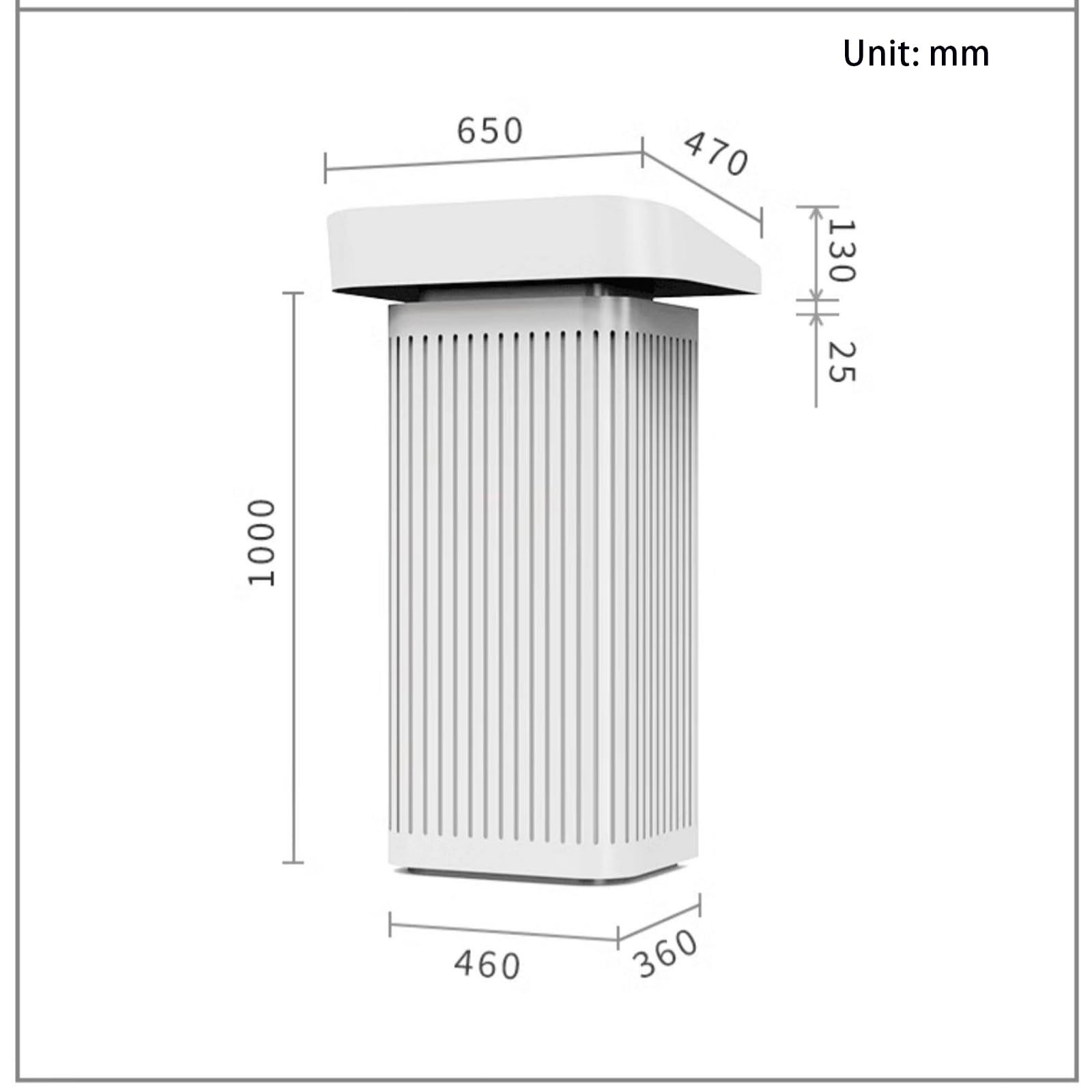 Banco cassa moderno in acciaio inox per ristoranti e uffici per conferenze, scuole e aziende - & design