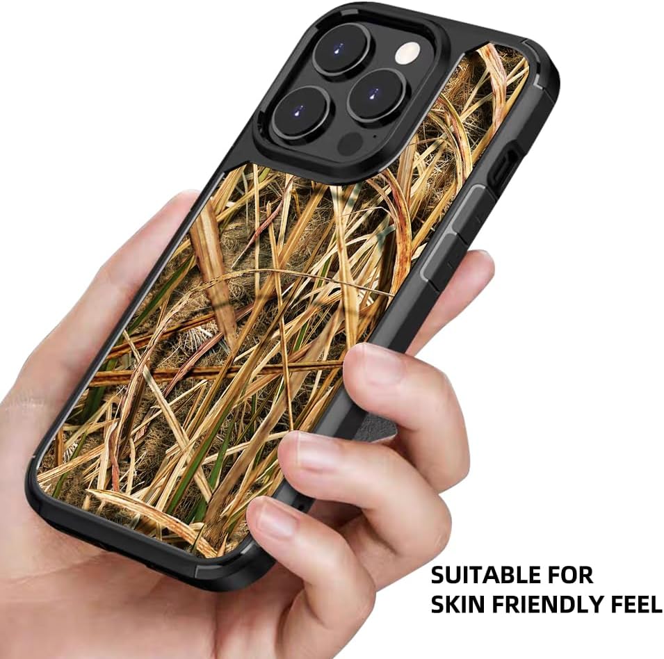 Compatible with iPhone 16 Case,Camo Leaves Case for iPhone 16 Design for Men Boys [Anti-Scratch] Non-Slip+Shockproof Rugged TPU Protective Case - Image 6