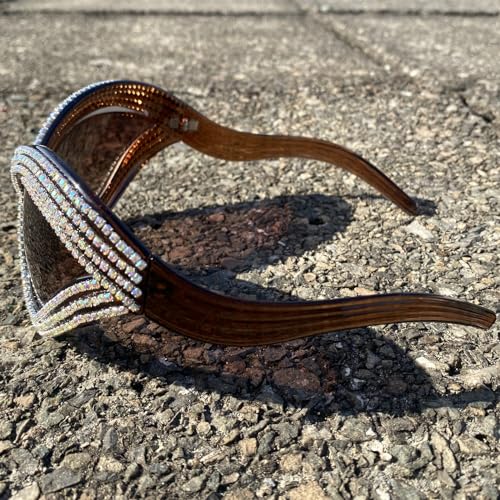 Oversized Bling Diamond Cat Eye Sunglasses for Women Fashion Crystal Rhinestone Cute Party Decorations Sun Glasses4