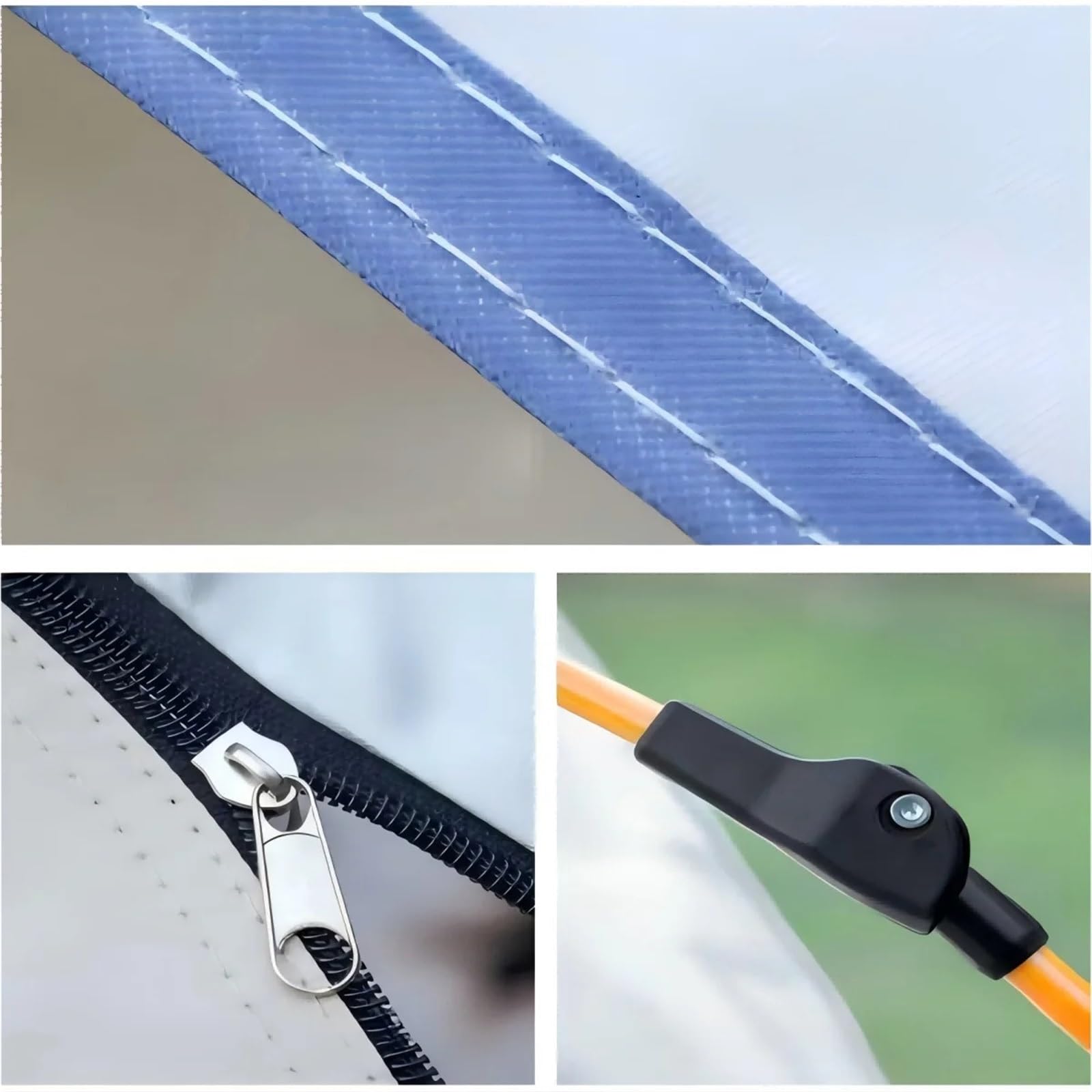 Tente De Peche Tente d'extérieur à Ouverture Rapide Automatique, imperméable, résistante au Soleil, for pêche, Plage, abri Solaire, Deux Portes et fenêtres