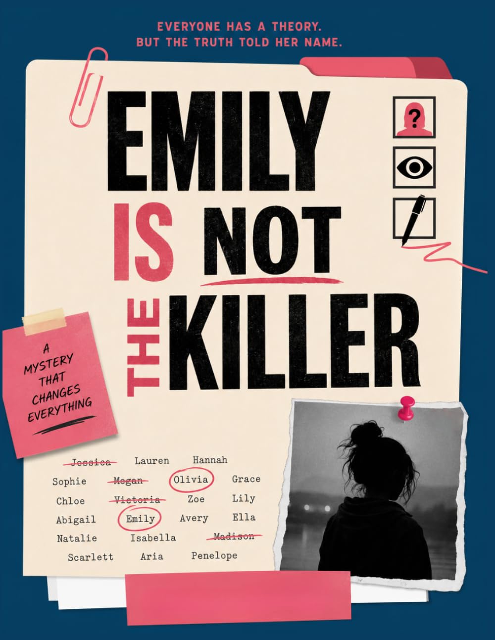Emily Is Not the Killer: A Logic Deduction Puzzle Book for Adults — 46,660 Suspects, 19 Clues, One Guilty Name to Find | Brain-Teaser Detective Game for Mystery Lovers