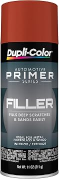 Dupli-Color Multi-Purpose Filler Primer, Red Oxide, 11 oz