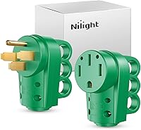 Vista 20 de Nilight Enchufe de repuesto para autocaravana de 30 amperios, macho de 125 voltios resistente con mango ETL listado NEMA TT-30P para caravana