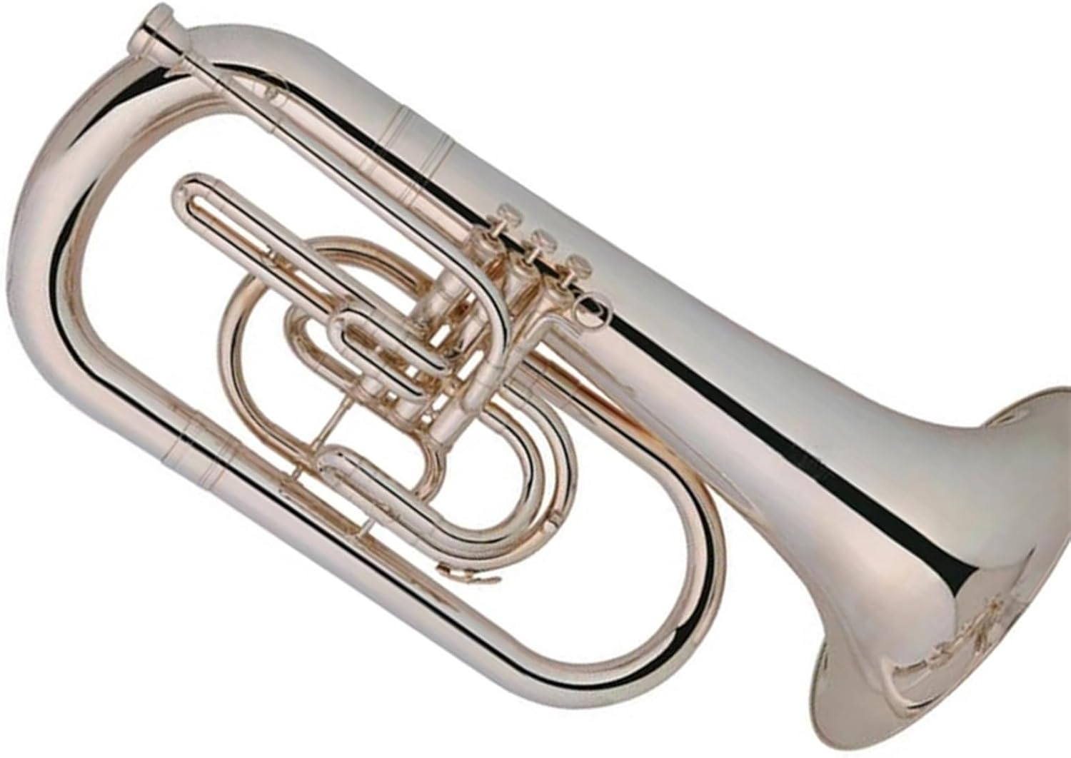 プロフェッショナルユーフォニアム ニッケルメッキトーン Bb マーチングユーフォニアム