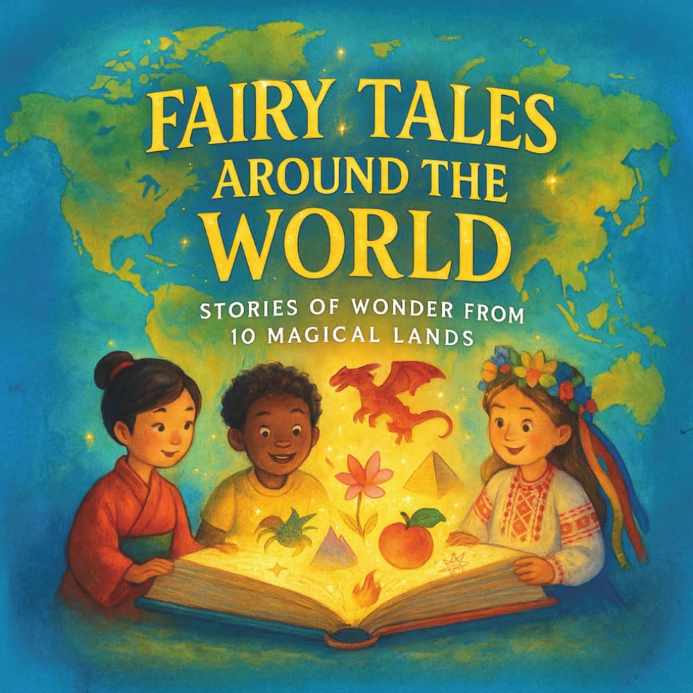 Fairy Tales Around the World: 10 Timeless Folk Stories from Different Cultures, Retold with Magical Watercolor Illustrations