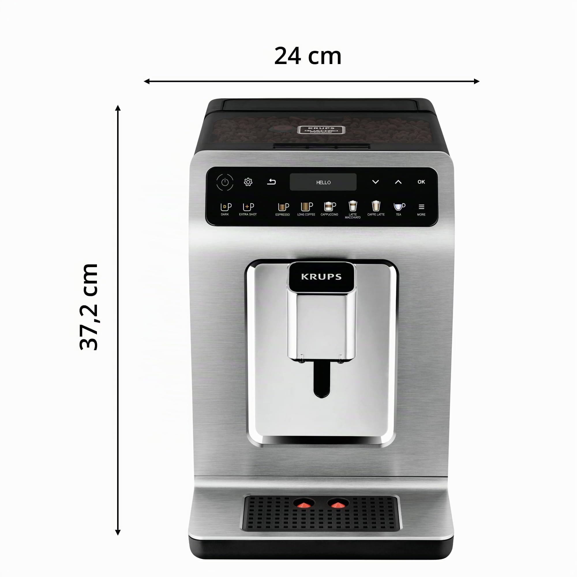 Krups Evidence EA894T machine à café Entièrement automatique Machine à expresso 2,3 L