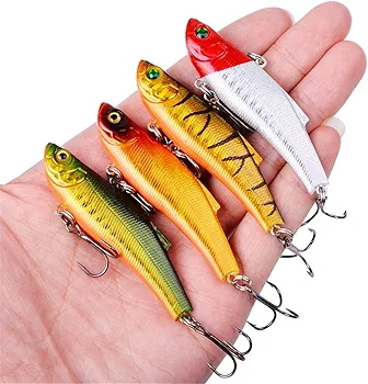 Amazon | ルアー 疑似餌 7cm /18g VIB 釣り 餌 釣具 釣りえ 偽物エサ