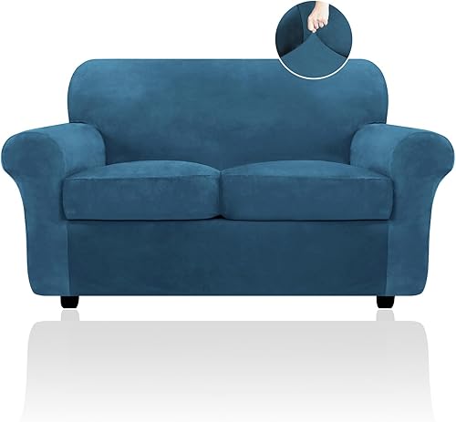 Miniatura 9 de FestiCorp Funda de sofá de terciopelo para perros, fundas elásticas para sofá, fundas gruesas para mascotas, funda para silla lavable, sillón, gris