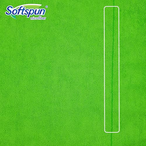 Image of SOFTSPUN B Quality Microfiber Cloth - Going Cheap! 15 pcs - 40x60 cms 340 GSM Assorted Colour Thick Lint & Streak-Free Multipurpose Cloths - for Car Bike Cleaning Polishing Washing & Detailing.